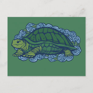 Carte Postale Les amoureux de la nature Tortues