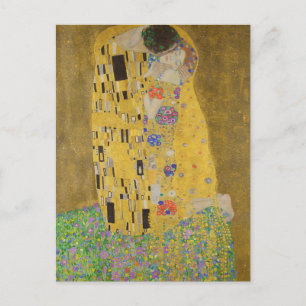 Carte Postale Les amoureux embrasser Embrace par Gustav Klimt