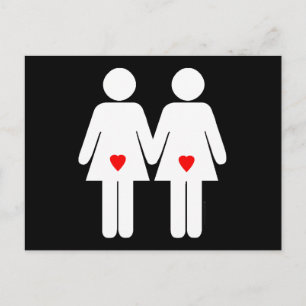 Carte Postale Les amoureux lesbiennes -