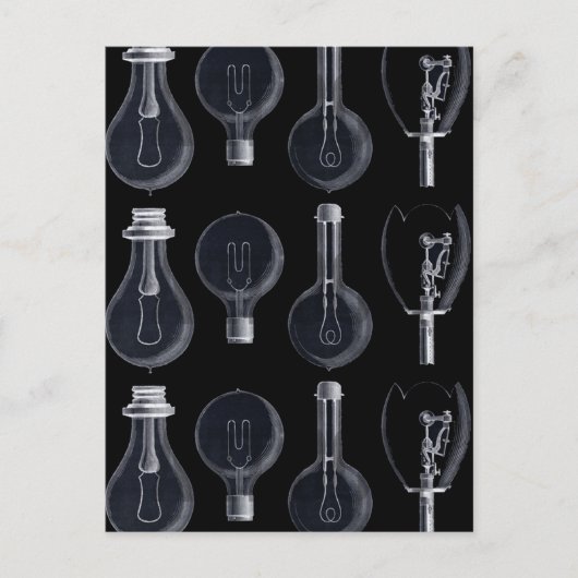 Carte Postale Les ampoules dans l'exposition à l'électricité de (Devant)