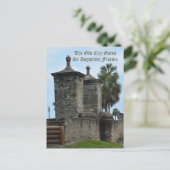 Carte Postale Les anciennes portes de la ville St Augustine FL (Debout devant)