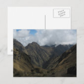 Carte Postale Les Andes (Devant / Derrière)