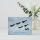 Carte Postale Les anges bleus (Debout devant)