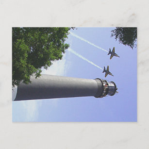 Carte Postale Les anges bleus au-dessus du phare de Pensacola