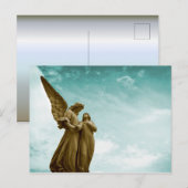 Carte Postale Les anges dans le ciel (Devant / Derrière)