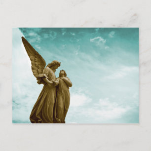 Carte Postale Les anges dans le ciel