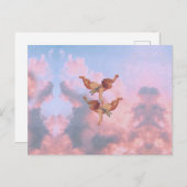 Carte Postale Les anges dans le ciel (Devant / Derrière)