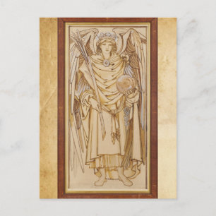 Carte Postale Les Anges de la Hiérarchie des Vertus par Burne-Jo