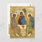 Carte Postale Les Anges De Mamre Trinity (Devant / Derrière)