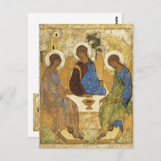 Carte Postale Les Anges De Mamre Trinity (Devant / Derrière)