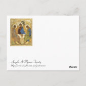 Carte Postale Les Anges De Mamre Trinity (Dos)