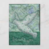 carte postale "les anges sont avec vous" (Devant)