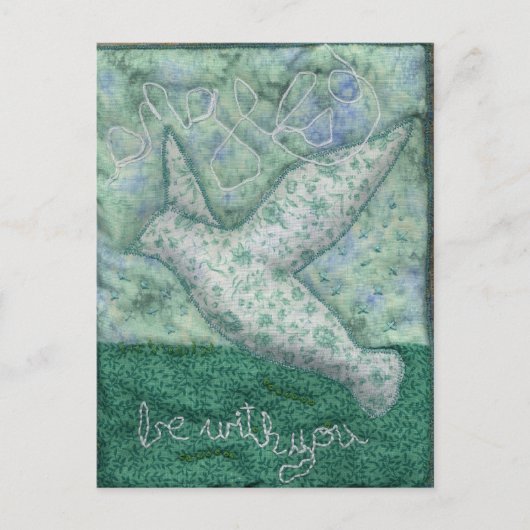 carte postale "les anges sont avec vous" (Devant)