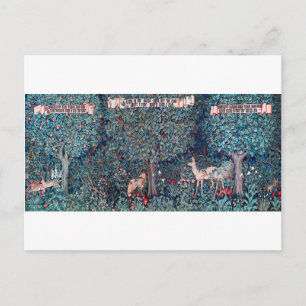 Carte Postale Les animaux dans la forêt, William Morris