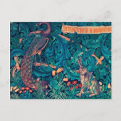 Carte Postale Les animaux dans la forêt, William Morris (Devant)