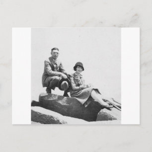 Carte Postale les années 1920 couplent des vacances