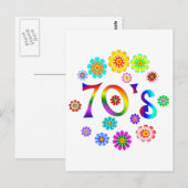Carte Postale les années 70 Amour (Devant / Derrière)
