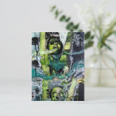 Carte Postale les années 70 douche (Debout devant)