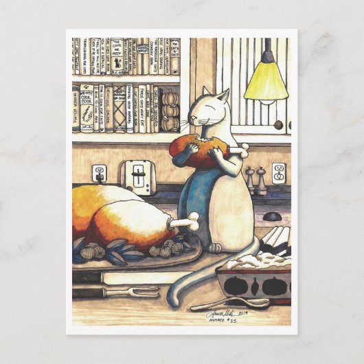 Carte postale: Les antiquités dans la cuisine (Devant)