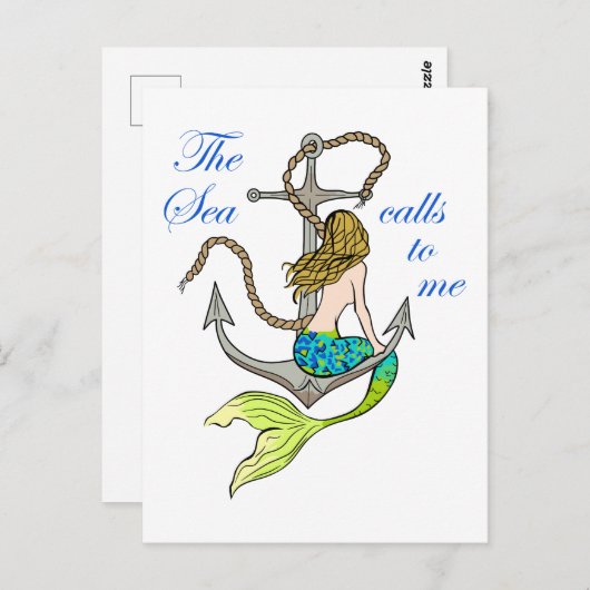 Carte Postale Les appels maritimes (Devant / Derrière)