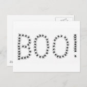 Carte Postale Les araignées disent Boo (Devant / Derrière)