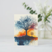 Carte Postale Les Arbres (Debout devant)