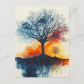 Carte Postale Les Arbres (Devant)