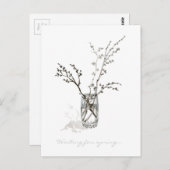 Carte Postale Les arbres fleuriront (Devant / Derrière)