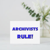 Carte Postale Les archivistes gouvernent ! (Debout devant)