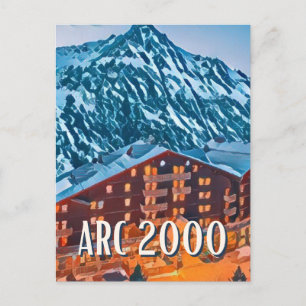 Carte Postale Les Arcs 2000 Station de ski 