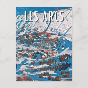 Carte Postale Les Arcs Station de ski