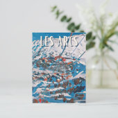 Carte Postale Les Arcs Station de ski  (Debout devant)