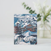 Carte Postale Les Arcs Station de ski  (Debout devant)