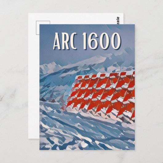 Carte Postale Les Arcs Station de ski  (Devant / Derrière)