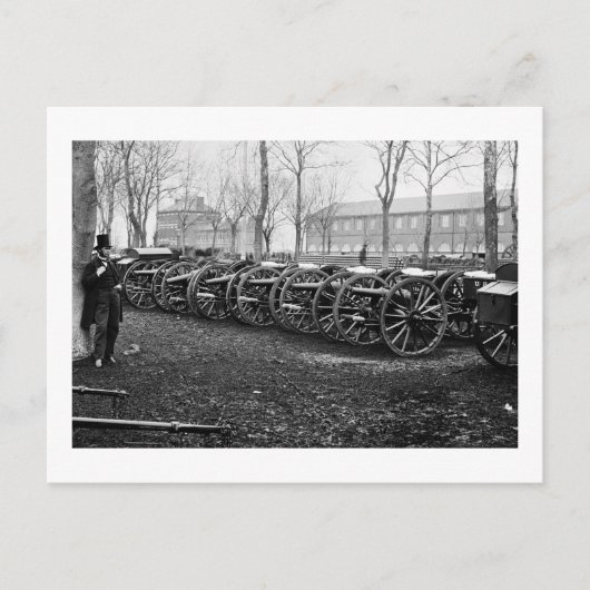 Carte Postale Les armes à sous à l'Arsenal : 1862 (Devant)