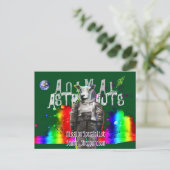 Carte Postale Les astronautes animaux Sheep (Debout devant)