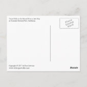 Carte Postale Les automnes vernaux donnent sur (la verticale) (Dos)