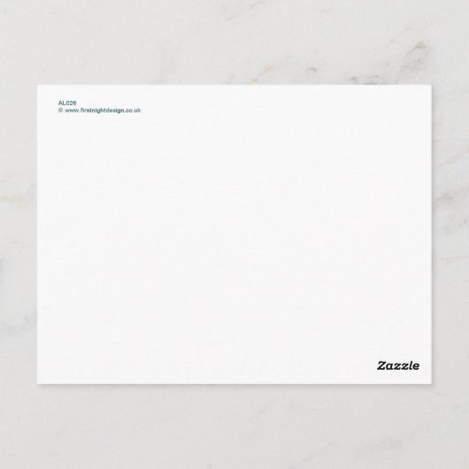 Carte Postale Les aventures d'Alice (Dos)