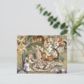 Carte Postale Les Aventures d'Alice au Pays des Merveilles Thé à (Debout devant)