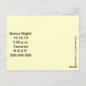 Carte Postale Les aventures de Bunco Babes (Dos)