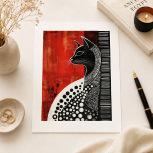 Carte Postale Les aventures énigmatiques de Noir Cat