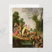 Carte Postale Les aveugles qui mènent les aveugles (Devant / Derrière)