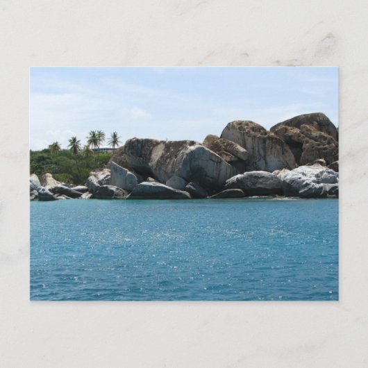 Carte Postale Les Bains Au Large (Devant)