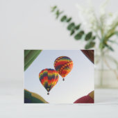 Carte Postale Les ballons montants aux premières heures (Debout devant)