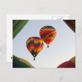 Carte Postale Les ballons montants aux premières heures (Devant / Derrière)