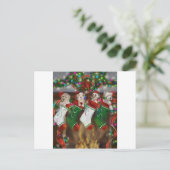 Carte Postale Les Bas Étaient Accrochés (Debout devant)