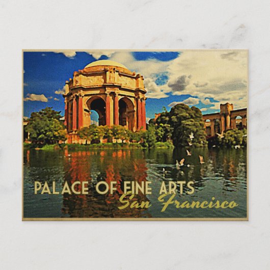 Carte Postale Les Beaux Arts du Palais de San Francisco (Devant)