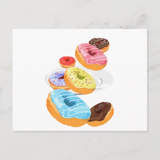 Carte Postale Les beignets (Devant)