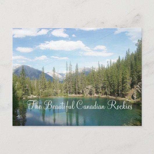 Carte Postale Les Belles Rocheuses Canadiennes (Devant)
