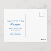 Carte Postale Les Big Four en Photos | 4e anniversaire Rocket Sp (Dos)